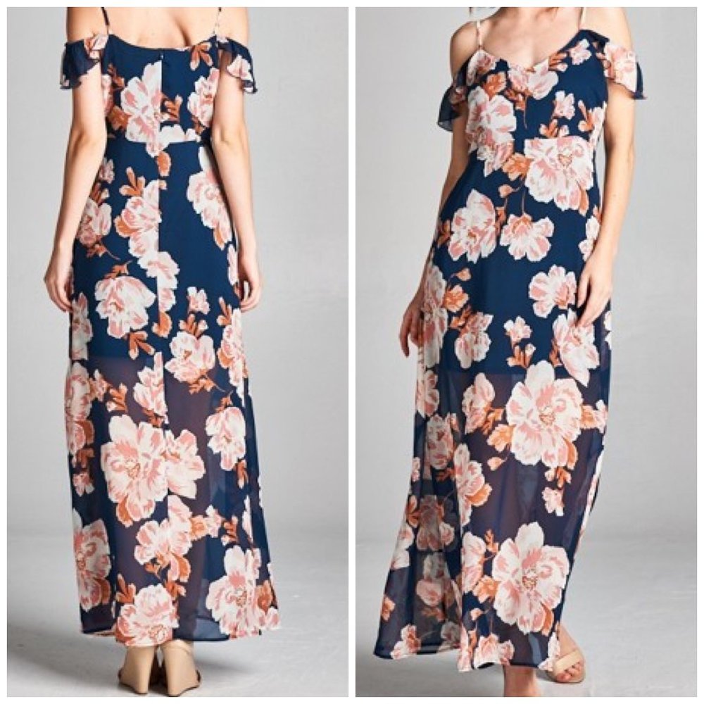 Floral-Chiffon-Dress